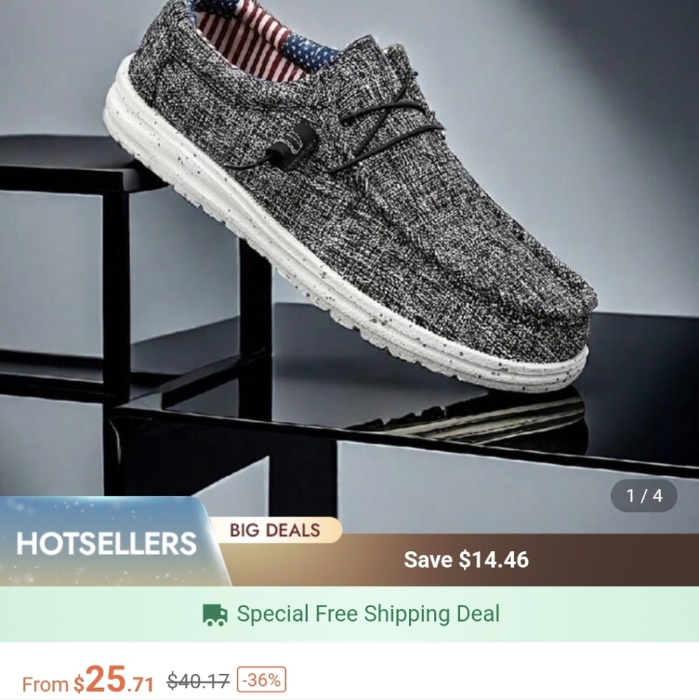 SHEIN Black and White Men's Loafers